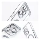 Electro Mag Apple iPhone 15 Pro Max MagSafe kompatibilis hátlap tok, szürke