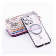   Electro Mag Apple iPhone 16 MagSafe kompatibilis hátlap tok, fekete