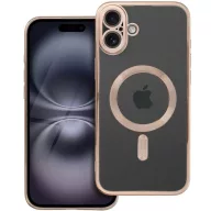   Electro Mag Apple iPhone 16 MagSafe kompatibilis hátlap tok, barna