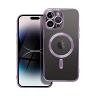   Electro Mag Apple iPhone 16 Plus MagSafe kompatibilis hátlap tok, lila