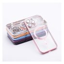 Electro Mag Apple iPhone 16 Plus MagSafe kompatibilis hátlap tok, rozéarany