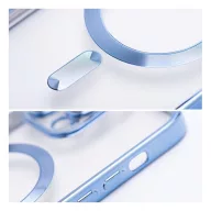   Electro Mag Apple iPhone 16 Pro MagSafe kompatibilis hátlap tok, kék