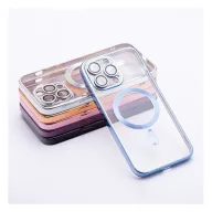   Electro Mag Apple iPhone 16 Pro MagSafe kompatibilis hátlap tok, kék
