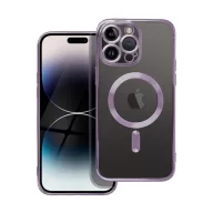   Electro Mag Apple iPhone 16 Pro MagSafe kompatibilis hátlap tok, lila