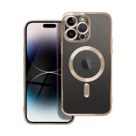   Electro Mag Apple iPhone 16 Pro MagSafe kompatibilis hátlap tok, arany