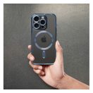 Electro Mag Apple iPhone 16 Pro Max MagSafe kompatibilis hátlap tok, szürke