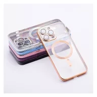   Electro Mag Apple iPhone 16 Pro Max MagSafe kompatibilis hátlap tok, arany