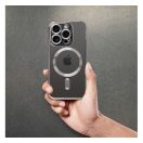 Electro Mag Apple iPhone 16 Pro Max MagSafe kompatibilis hátlap tok, szürke