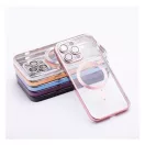 Electro Mag Apple iPhone 16 Pro MagSafe kompatibilis hátlap tok, rozéarany