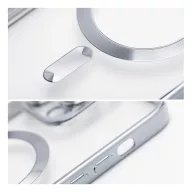   Electro Mag Apple iPhone 16 MagSafe kompatibilis hátlap tok, ezüst