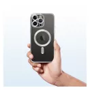 Electro Mag Apple iPhone 16 MagSafe kompatibilis hátlap tok, ezüst