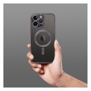 Electro Mag Samsung Galaxy S24 Ultra MagSafe kompatibilis hátlap tok, fekete