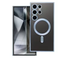   Electro Mag Samsung Galaxy S24 Ultra MagSafe kompatibilis hátlap tok, kék