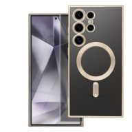   Electro Mag Samsung Galaxy S24 Ultra MagSafe kompatibilis hátlap tok, arany