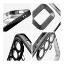 Glam Xiaomi Redmi A3 4G hátlap tok kameravédő peremmel, fekete