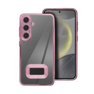   Glam Xiaomi Redmi 13C hátlap tok kameravédő peremmel, rozéarany