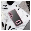 Glam Xiaomi Redmi 13C hátlap tok kameravédő peremmel, rozéarany