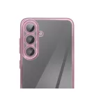 Glam Samsung Galaxy A54 5G hátlap tok kameravédő peremmel, rozéarany