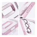 Glam Samsung Galaxy A54 5G hátlap tok kameravédő peremmel, rozéarany