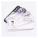 Glam Samsung Galaxy A54 5G hátlap tok kameravédő peremmel, rozéarany