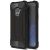 Samsung Galaxy A02 SM-A022F, Műanyag hátlap védőtok, Defender, fémhatású, fekete