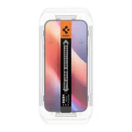   Spigen Glas.tR EZ Fit Privacy Apple iPhone 16 Pro / 17 / 17 Pro, tempered kijelzővédő fólia felhelyező kerettel (2db)