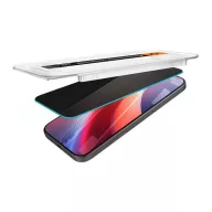   Spigen Glas.tR EZ Fit Privacy Apple iPhone 16 Pro / 17 / 17 Pro, tempered kijelzővédő fólia felhelyező kerettel (2db)