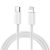 USB Type-C töltő- és adatkábel, Lightning, 100 cm, fehér