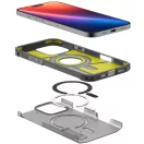 Spigen Tough Armor MagFit Apple iPhone 16 Pro tok, MagSafe, Frost Black, fekete