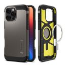 Spigen Tough Armor MagFit Apple iPhone 16 Pro tok, MagSafe, Gunmetal, fekete