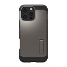 Spigen Tough Armor MagFit Apple iPhone 16 Pro tok, MagSafe, Gunmetal, fekete