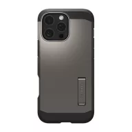   Spigen Tough Armor MagFit Apple iPhone 16 Pro tok, MagSafe, Gunmetal, fekete