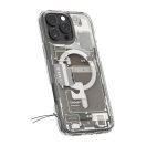 Spigen Ultra Hybrid MagFit Apple iPhone 16 Pro tok, MagSafe Natural Titanium, Zero One, átlátszó