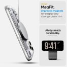 Spigen Ultra Hybrid MagFit Apple iPhone 16 Pro tok, MagSafe, Zero One, fehér