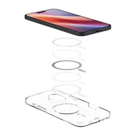   Spigen Liquid Crystal MagFit Apple iPhone 16 Plus tok, MagSafe, Crystal Clear, átlátszó