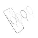 Spigen Liquid Crystal MagFit Apple iPhone 16 Plus tok, MagSafe, Crystal Clear, átlátszó