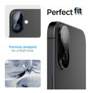 Spigen Glas.tR Optik Apple iPhone 16 Plus / iPhone 16 Tempered kameravédő fólia, fekete (2db)