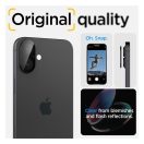 Spigen Glas.tR Optik Apple iPhone 16 Plus / iPhone 16 Tempered kameravédő fólia, fekete (2db)