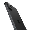 Spigen Glas.tR Optik Apple iPhone 16 Plus / iPhone 16 Tempered kameravédő fólia, fekete (2db)