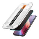 Spigen Glas.tR EZ Fit Privacy Apple iPhone 16 Pro Max / 17 Pro Max, tempered kijelzővédő fólia felhelyező kerettel (2db)