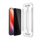 Spigen Glas.tR EZ Fit Privacy Apple iPhone 16 Pro Max / 17 Pro Max, tempered kijelzővédő fólia felhelyező kerettel (2db)