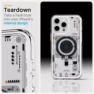   Spigen Ultra Hybrid MagFit Apple iPhone 16 Pro Max tok, MagSafe, Neo One, átlátszó