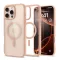 Spigen Ultra Hybrid MagFit Apple iPhone 16 Pro Max tok, MagSafe, Rose Titanium, átlátszó