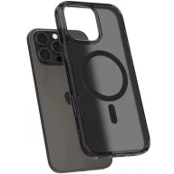   Spigen Ultra Hybrid T MagFit Apple iPhone 16 Pro Max tok, MagSafe, Frost Black, fekete