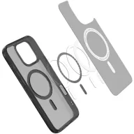   Spigen Ultra Hybrid T MagFit Apple iPhone 16 Pro Max tok, MagSafe, Frost Black, fekete