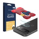 Spigen Caseology Snap Fit Google Pixel 9 Tempered Glass kameravédő fólia felhelyező kerettel, átlátszó (2db)