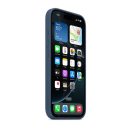 Apple iPhone 16 Pro MagSafe gyári szilikon tok, denim