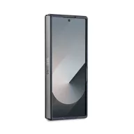   Guess PC/TPU Glitter Flakes Metal Logo Samsung Galaxy Z Fold 6 hátlap tok, fekete