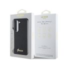 Guess PC/TPU Glitter Flakes Metal Logo Samsung Galaxy Z Fold 6 hátlap tok, fekete