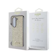   Guess PC/TPU Glitter Flakes Metal Logo Samsung Galaxy Z Fold 6 hátlap tok, arany